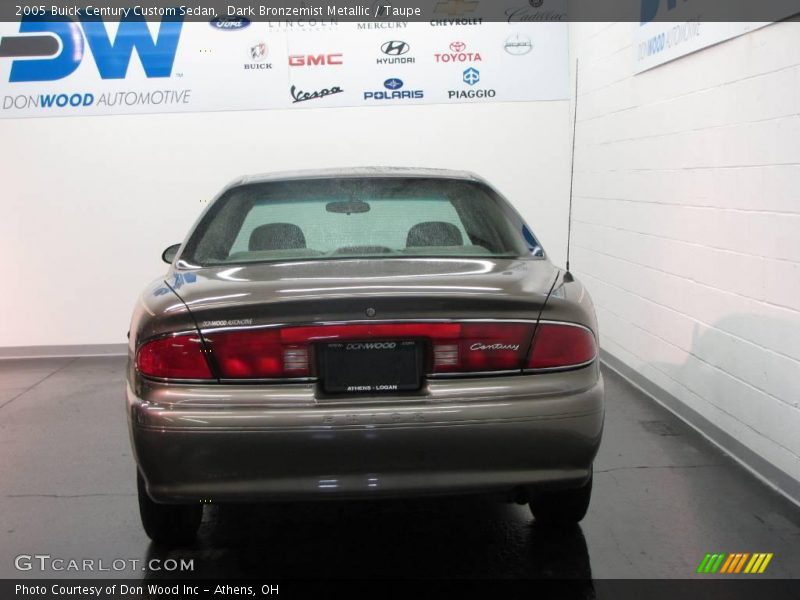 Dark Bronzemist Metallic / Taupe 2005 Buick Century Custom Sedan