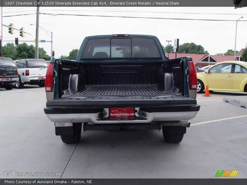 Emerald Green Metallic / Neutral Shale 1997 Chevrolet C/K K1500 Silverado Extended Cab 4x4