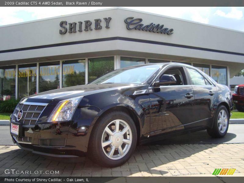 Black Raven / Ebony 2009 Cadillac CTS 4 AWD Sedan