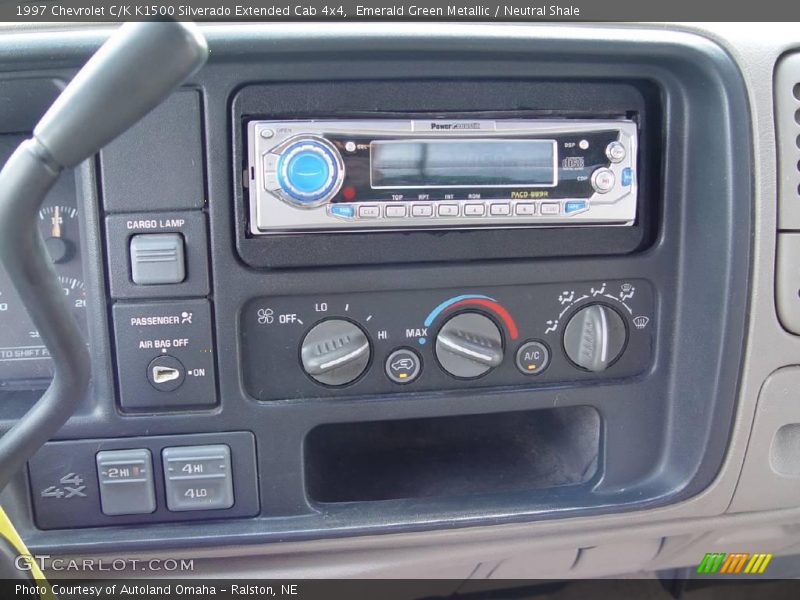 Emerald Green Metallic / Neutral Shale 1997 Chevrolet C/K K1500 Silverado Extended Cab 4x4
