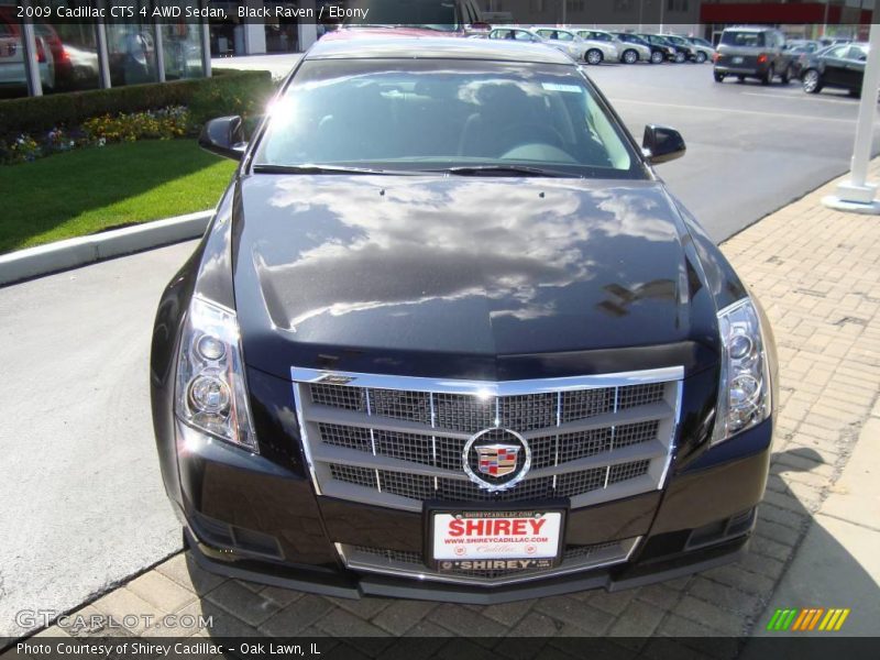 Black Raven / Ebony 2009 Cadillac CTS 4 AWD Sedan