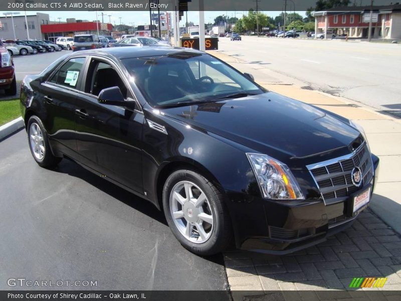 Black Raven / Ebony 2009 Cadillac CTS 4 AWD Sedan