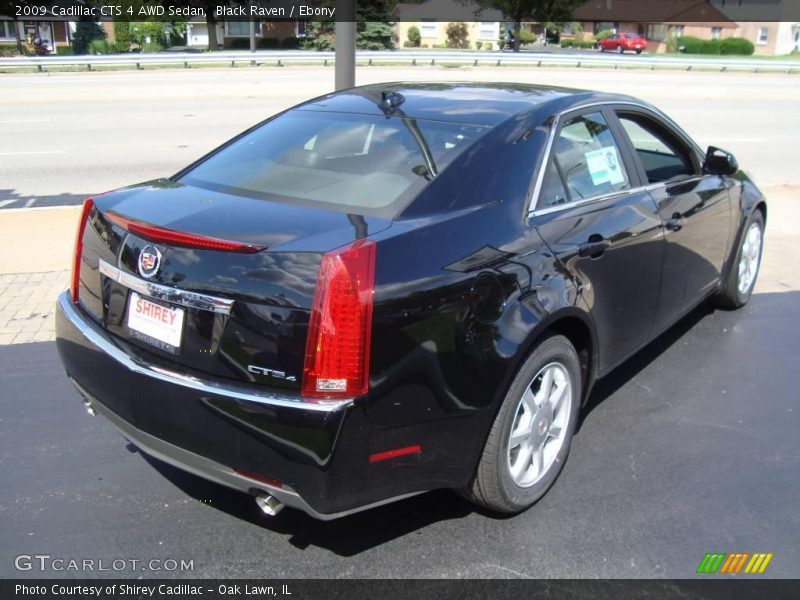 Black Raven / Ebony 2009 Cadillac CTS 4 AWD Sedan