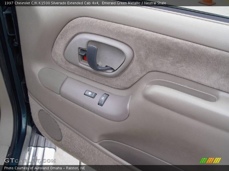 Emerald Green Metallic / Neutral Shale 1997 Chevrolet C/K K1500 Silverado Extended Cab 4x4