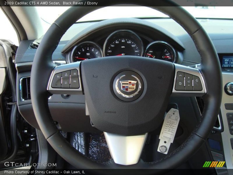 Black Raven / Ebony 2009 Cadillac CTS 4 AWD Sedan