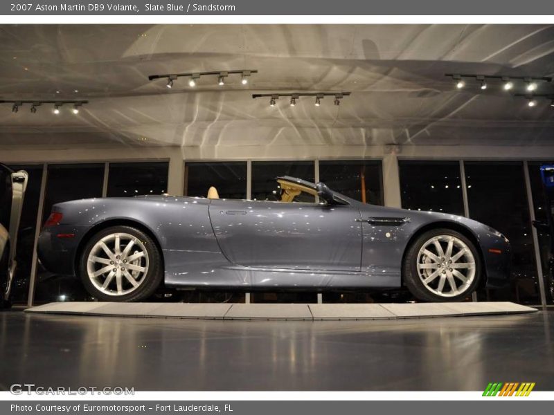 Slate Blue / Sandstorm 2007 Aston Martin DB9 Volante