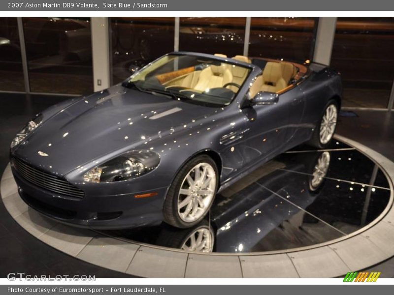 Slate Blue / Sandstorm 2007 Aston Martin DB9 Volante
