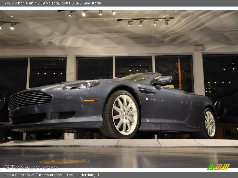 Slate Blue / Sandstorm 2007 Aston Martin DB9 Volante