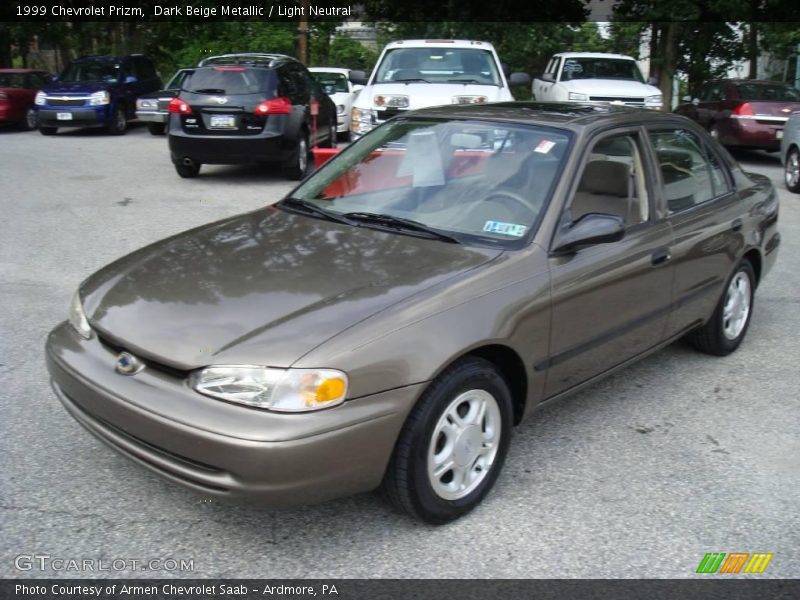 Dark Beige Metallic / Light Neutral 1999 Chevrolet Prizm