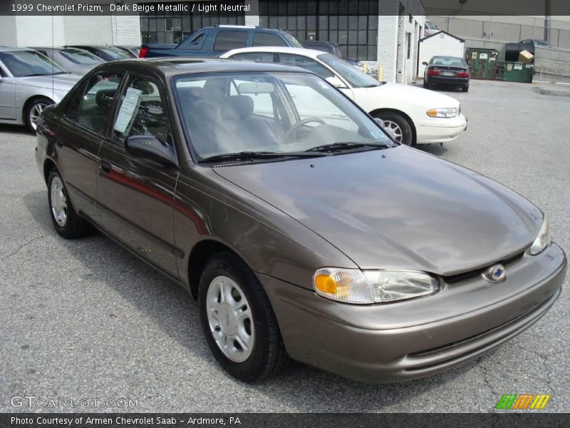 Dark Beige Metallic / Light Neutral 1999 Chevrolet Prizm