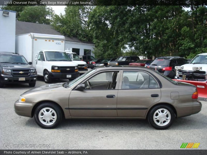Dark Beige Metallic / Light Neutral 1999 Chevrolet Prizm