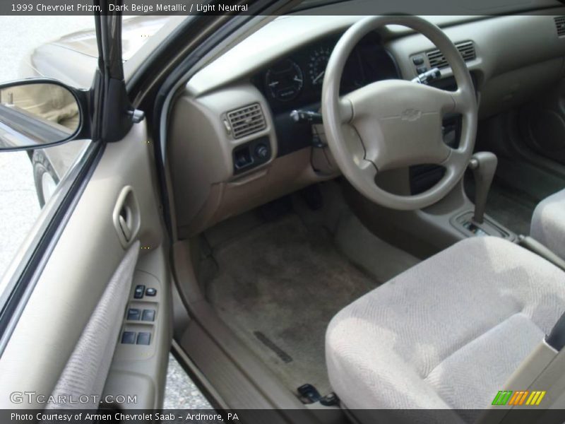 Dark Beige Metallic / Light Neutral 1999 Chevrolet Prizm