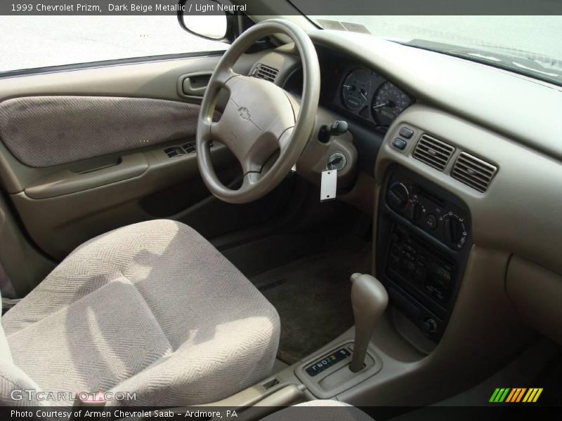 Dark Beige Metallic / Light Neutral 1999 Chevrolet Prizm