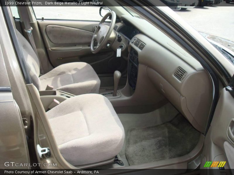 Dark Beige Metallic / Light Neutral 1999 Chevrolet Prizm