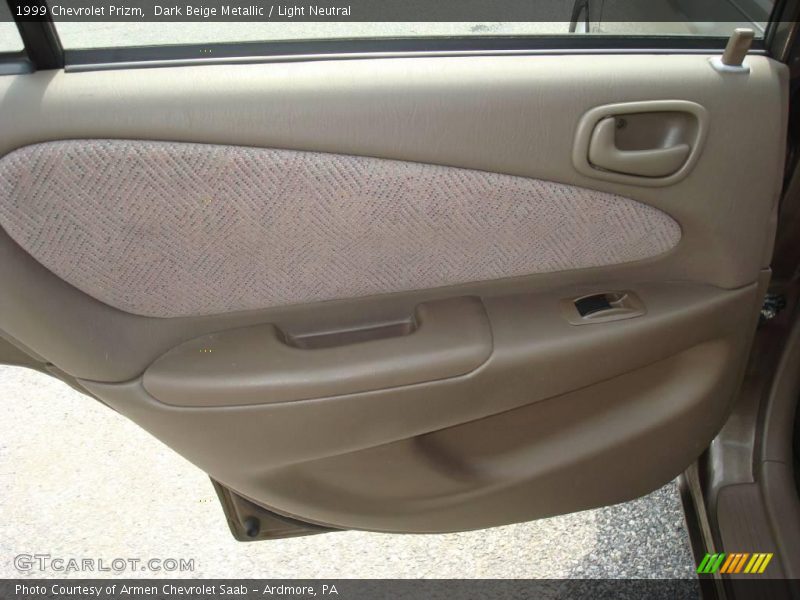 Dark Beige Metallic / Light Neutral 1999 Chevrolet Prizm