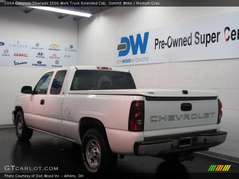 Summit White / Medium Gray 2004 Chevrolet Silverado 1500 Work Truck Extended Cab