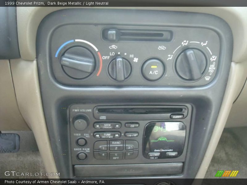 Dark Beige Metallic / Light Neutral 1999 Chevrolet Prizm
