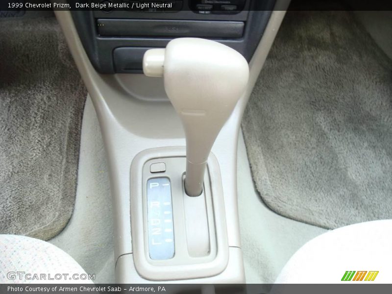 Dark Beige Metallic / Light Neutral 1999 Chevrolet Prizm