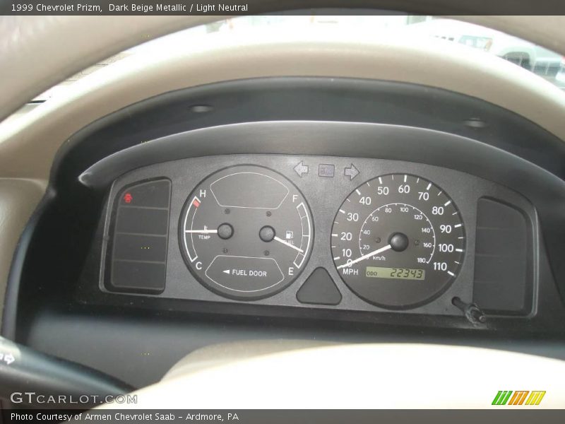 Dark Beige Metallic / Light Neutral 1999 Chevrolet Prizm