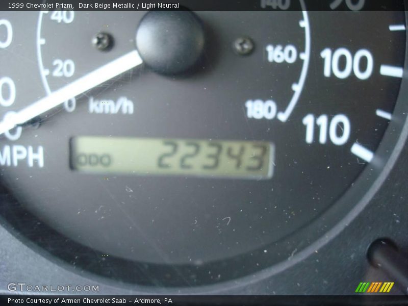 Dark Beige Metallic / Light Neutral 1999 Chevrolet Prizm