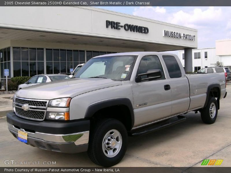 Silver Birch Metallic / Dark Charcoal 2005 Chevrolet Silverado 2500HD Extended Cab
