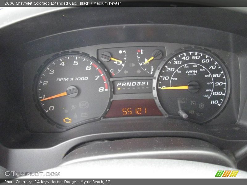 Black / Medium Pewter 2006 Chevrolet Colorado Extended Cab
