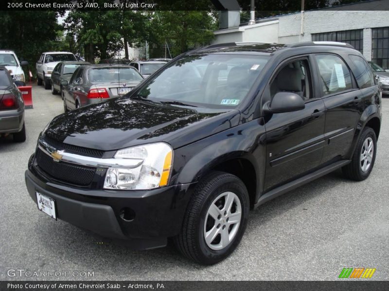 Black / Light Gray 2006 Chevrolet Equinox LS AWD