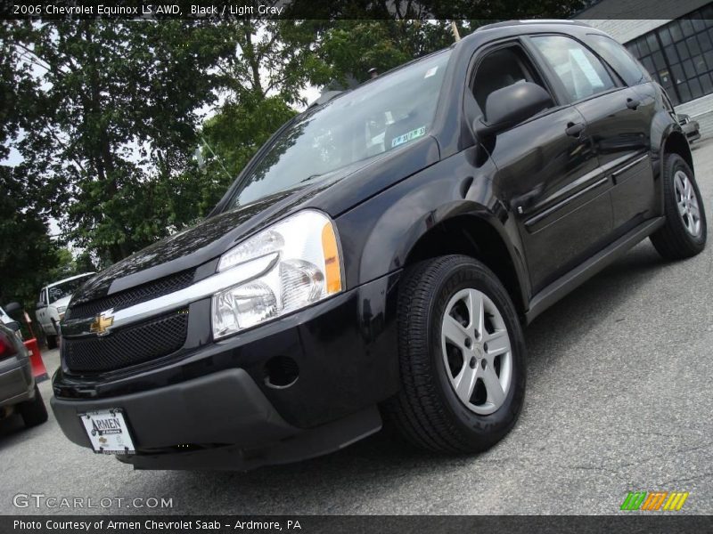 Black / Light Gray 2006 Chevrolet Equinox LS AWD
