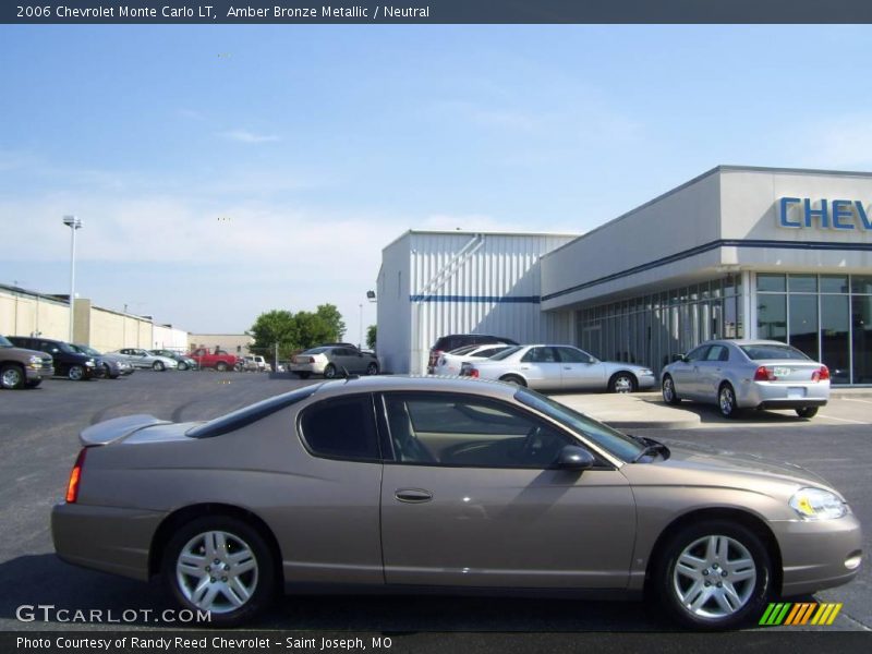 Amber Bronze Metallic / Neutral 2006 Chevrolet Monte Carlo LT