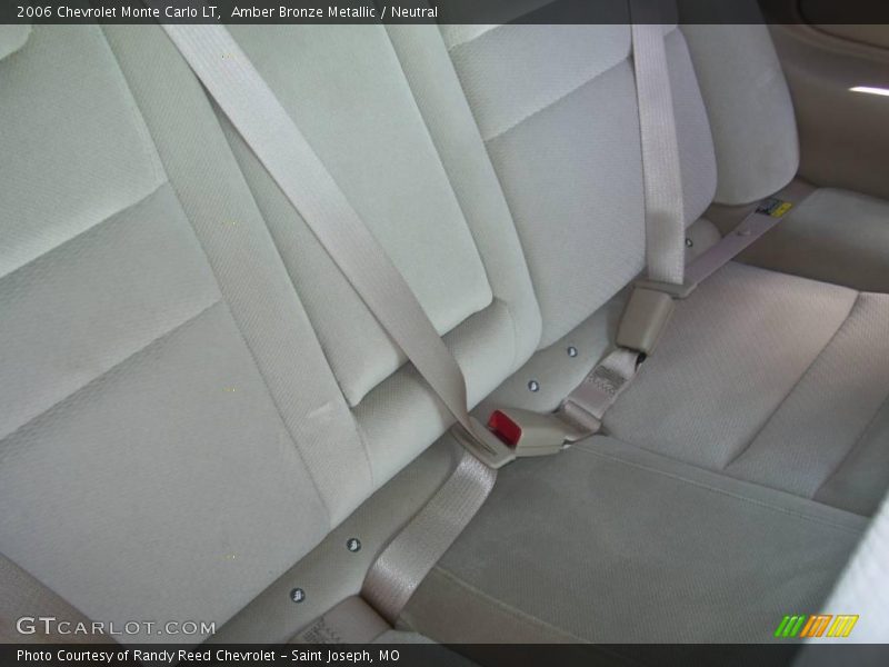 Amber Bronze Metallic / Neutral 2006 Chevrolet Monte Carlo LT