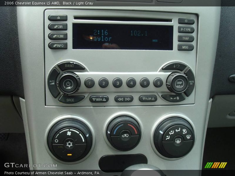 Black / Light Gray 2006 Chevrolet Equinox LS AWD