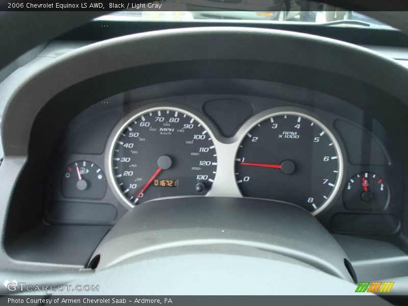 Black / Light Gray 2006 Chevrolet Equinox LS AWD