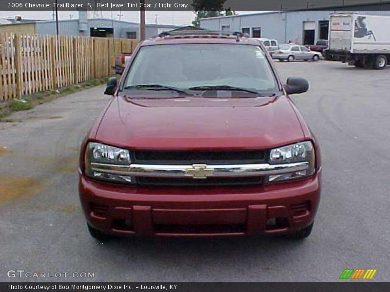 Red Jewel Tint Coat / Light Gray 2006 Chevrolet TrailBlazer LS