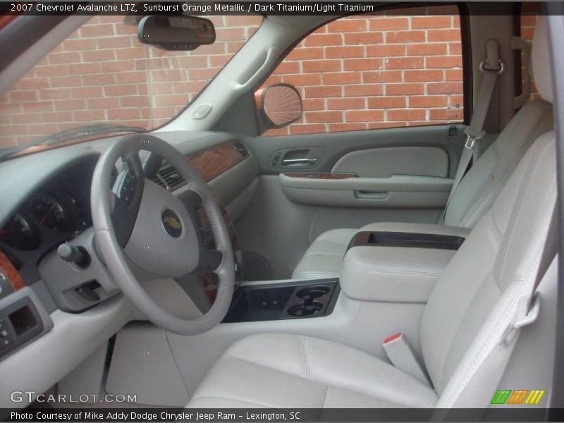Sunburst Orange Metallic / Dark Titanium/Light Titanium 2007 Chevrolet Avalanche LTZ
