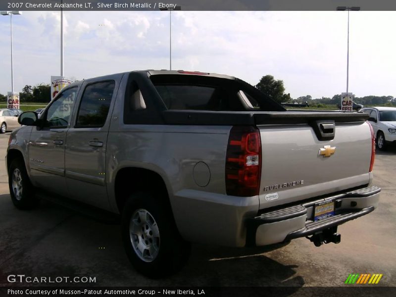 Silver Birch Metallic / Ebony 2007 Chevrolet Avalanche LT