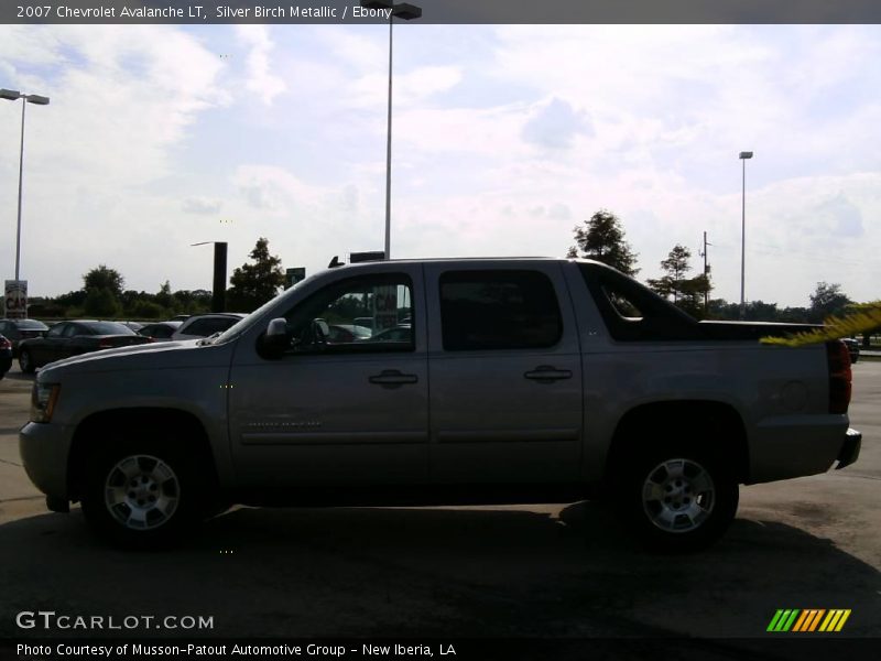Silver Birch Metallic / Ebony 2007 Chevrolet Avalanche LT