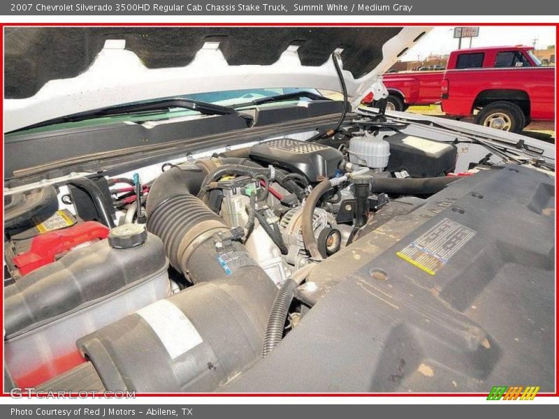 Summit White / Medium Gray 2007 Chevrolet Silverado 3500HD Regular Cab Chassis Stake Truck