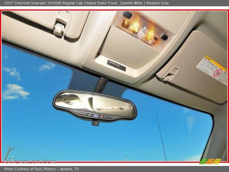 Summit White / Medium Gray 2007 Chevrolet Silverado 3500HD Regular Cab Chassis Stake Truck
