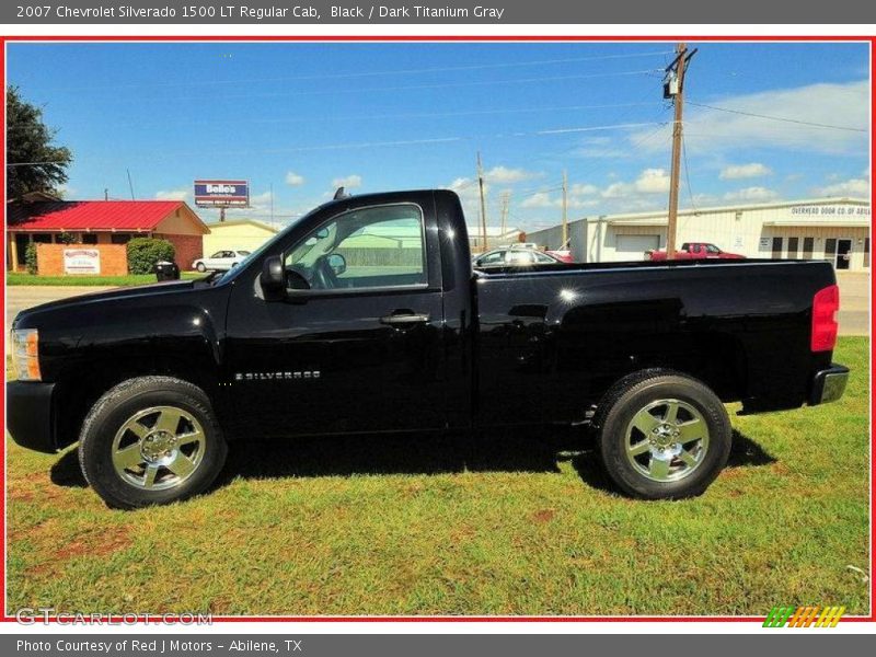 Black / Dark Titanium Gray 2007 Chevrolet Silverado 1500 LT Regular Cab