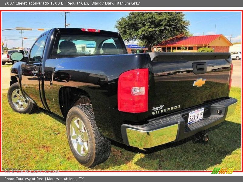 Black / Dark Titanium Gray 2007 Chevrolet Silverado 1500 LT Regular Cab