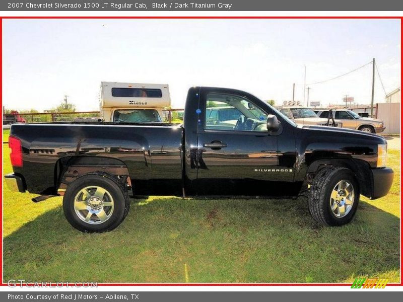 Black / Dark Titanium Gray 2007 Chevrolet Silverado 1500 LT Regular Cab