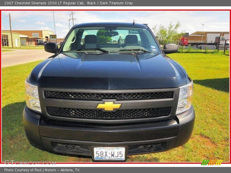 Black / Dark Titanium Gray 2007 Chevrolet Silverado 1500 LT Regular Cab