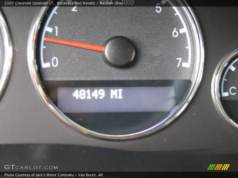 Bordeaux Red Metallic / Medium Gray 2007 Chevrolet Uplander LT