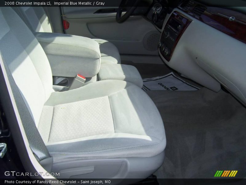 Imperial Blue Metallic / Gray 2008 Chevrolet Impala LS