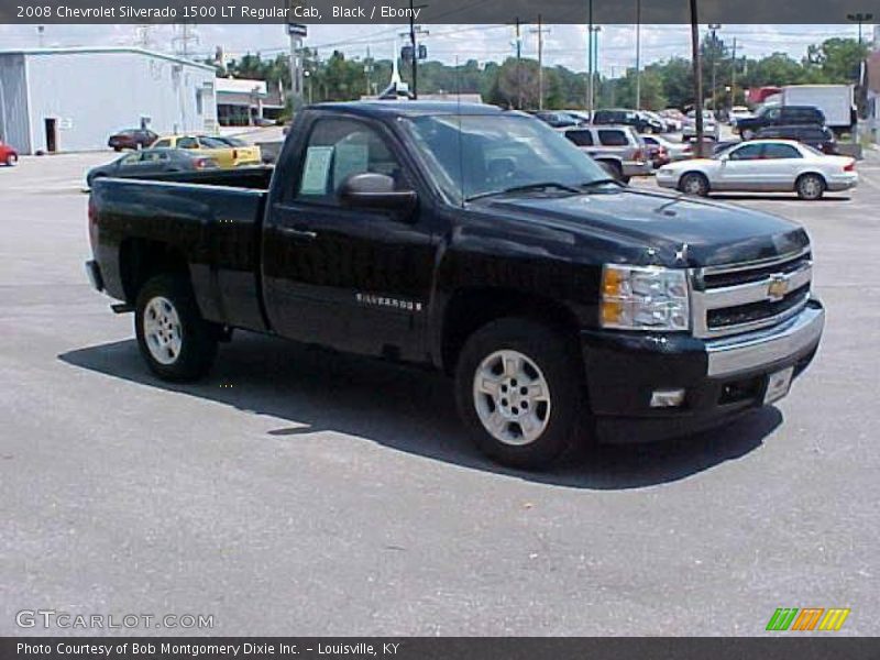 Black / Ebony 2008 Chevrolet Silverado 1500 LT Regular Cab