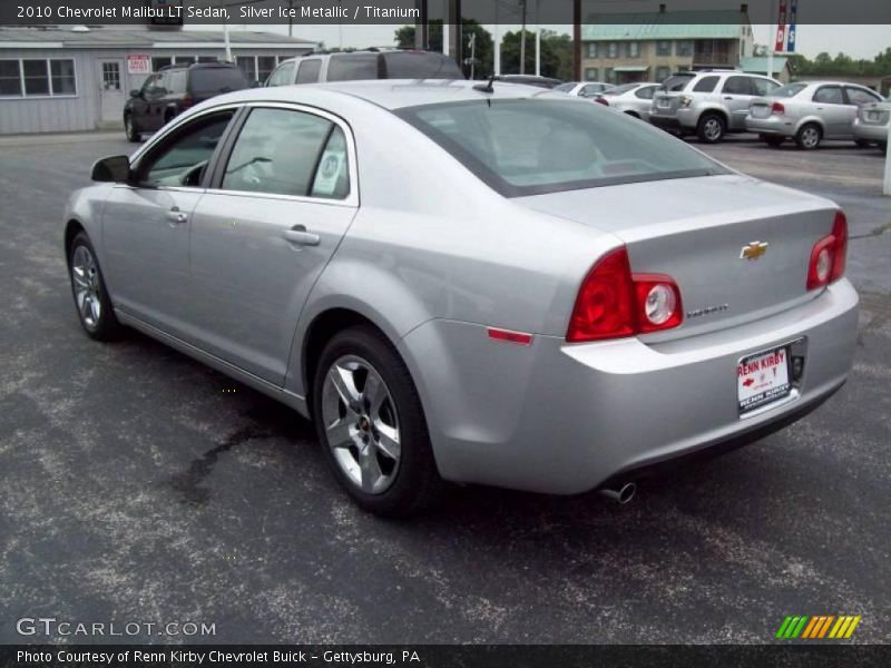 Silver Ice Metallic / Titanium 2010 Chevrolet Malibu LT Sedan