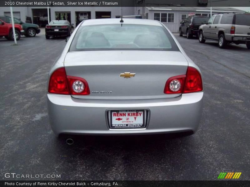 Silver Ice Metallic / Titanium 2010 Chevrolet Malibu LT Sedan
