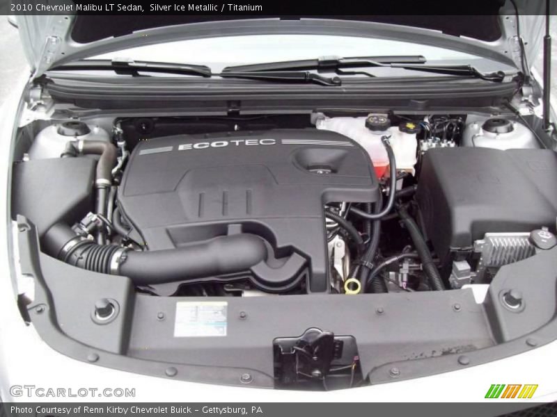 Silver Ice Metallic / Titanium 2010 Chevrolet Malibu LT Sedan