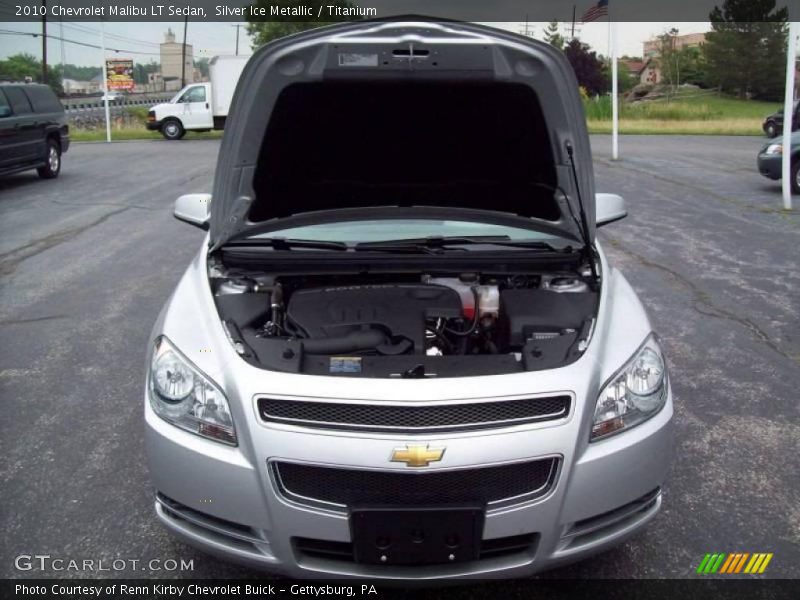 Silver Ice Metallic / Titanium 2010 Chevrolet Malibu LT Sedan