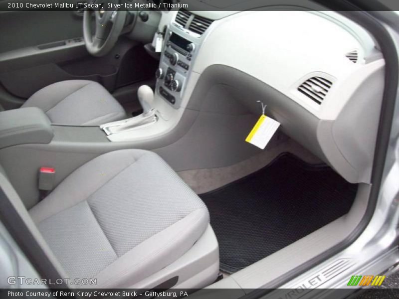 Silver Ice Metallic / Titanium 2010 Chevrolet Malibu LT Sedan